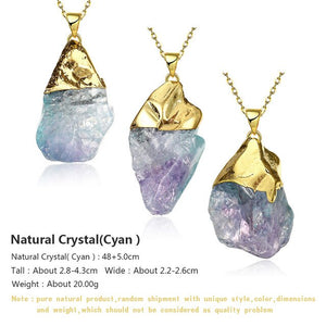 N015-C Natural Stone pendant necklace
